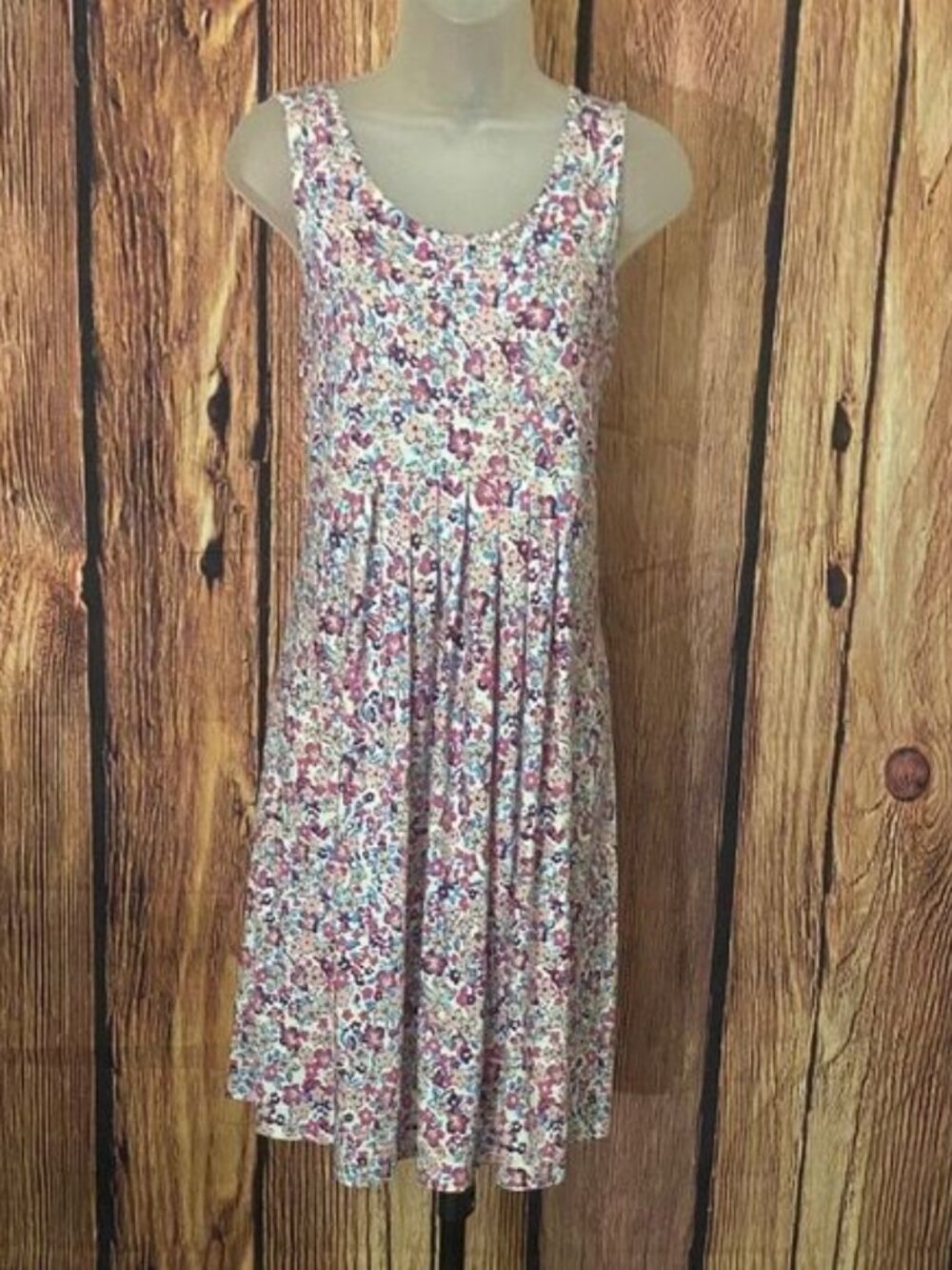 Floral Sleeveless Floral Dress, XL, 15D-147D002